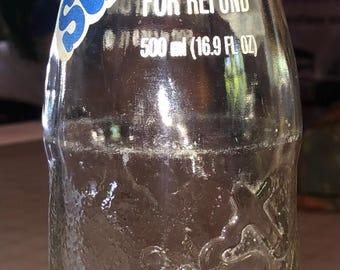 Vintage Sunkist Glass Bottle