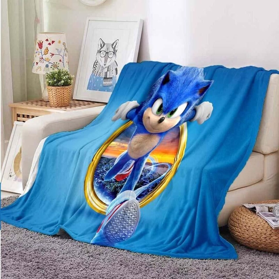Buy Merchandise Sonic The Hedgehog Wink Fleece Blanket - View #10