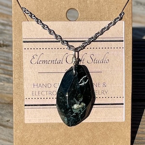 Green jasper pendant