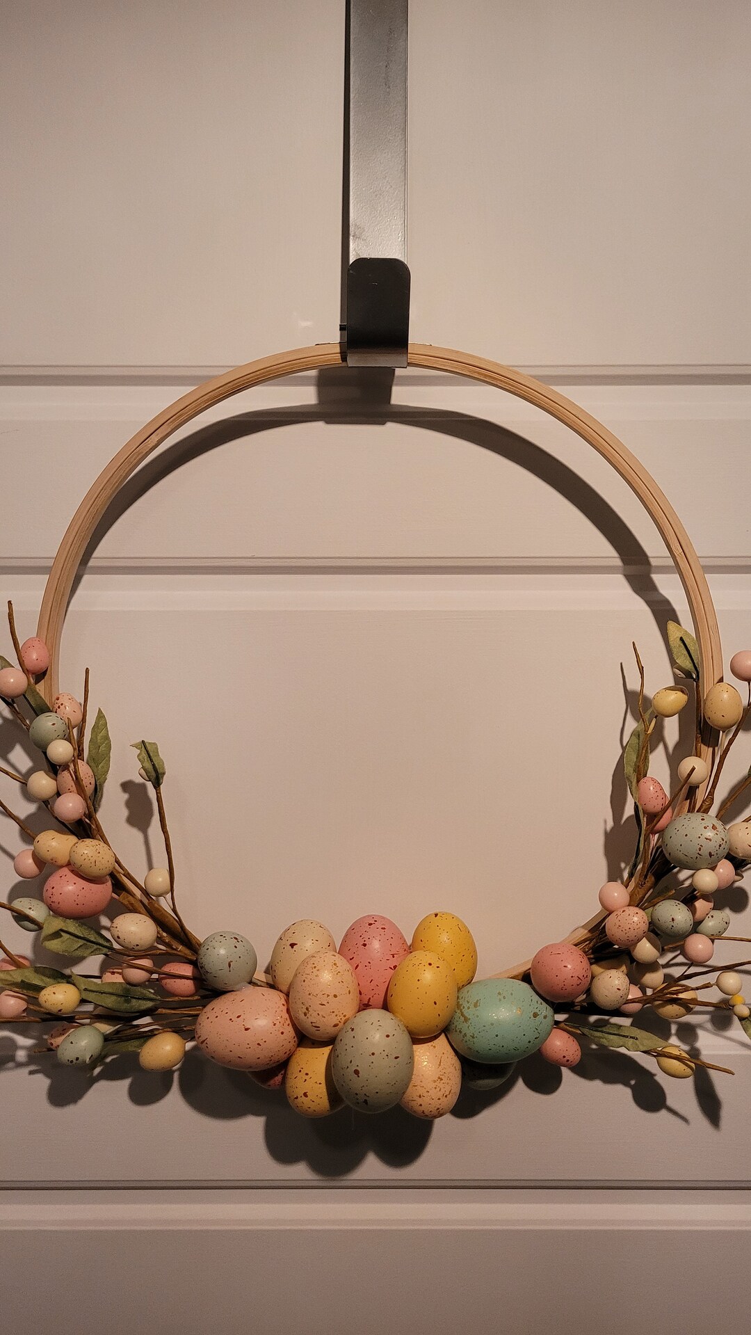 Coconut Wreath pastel Colors: Blue, Pink, Yellow and Green - Etsy