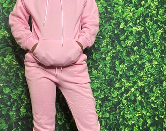 pink plus size sweat suits