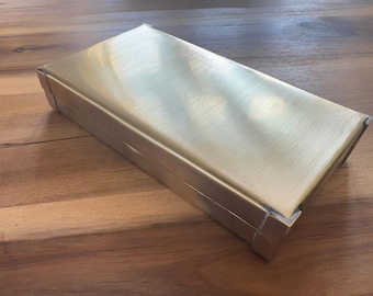 Paleta de latón, Caja de acuarela de latón, Paleta de acuarela, Paleta de artista, acuarela, Acuarela, Paleta de artista, Paleta de latón hecha a mano,