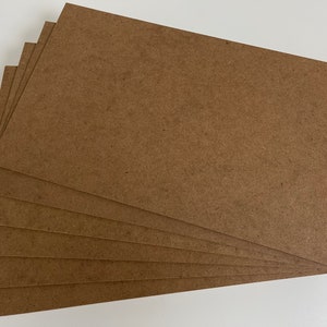 1/8 "MDF Sheets 11.75 X 20 (Pack van 20) Dark Medium Draft Board Glowforge Ready CNC Laser Houtbewerking Supplies