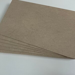 1/8 "MDF-vellen 11,75 X 20 (pak van 20) Medium Draft Board Glowforge Ready CNC Laser Houtbewerking Supplies
