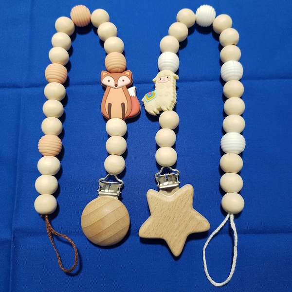 Wooden Adult Pacifier Clip - Little Space/ Age Play Accessories