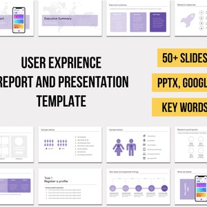 UX Design Presentation and Report, User Research, Usability testing, UX Deliverable, User Experience Report