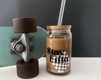 Stay Emo Can Glass Cup