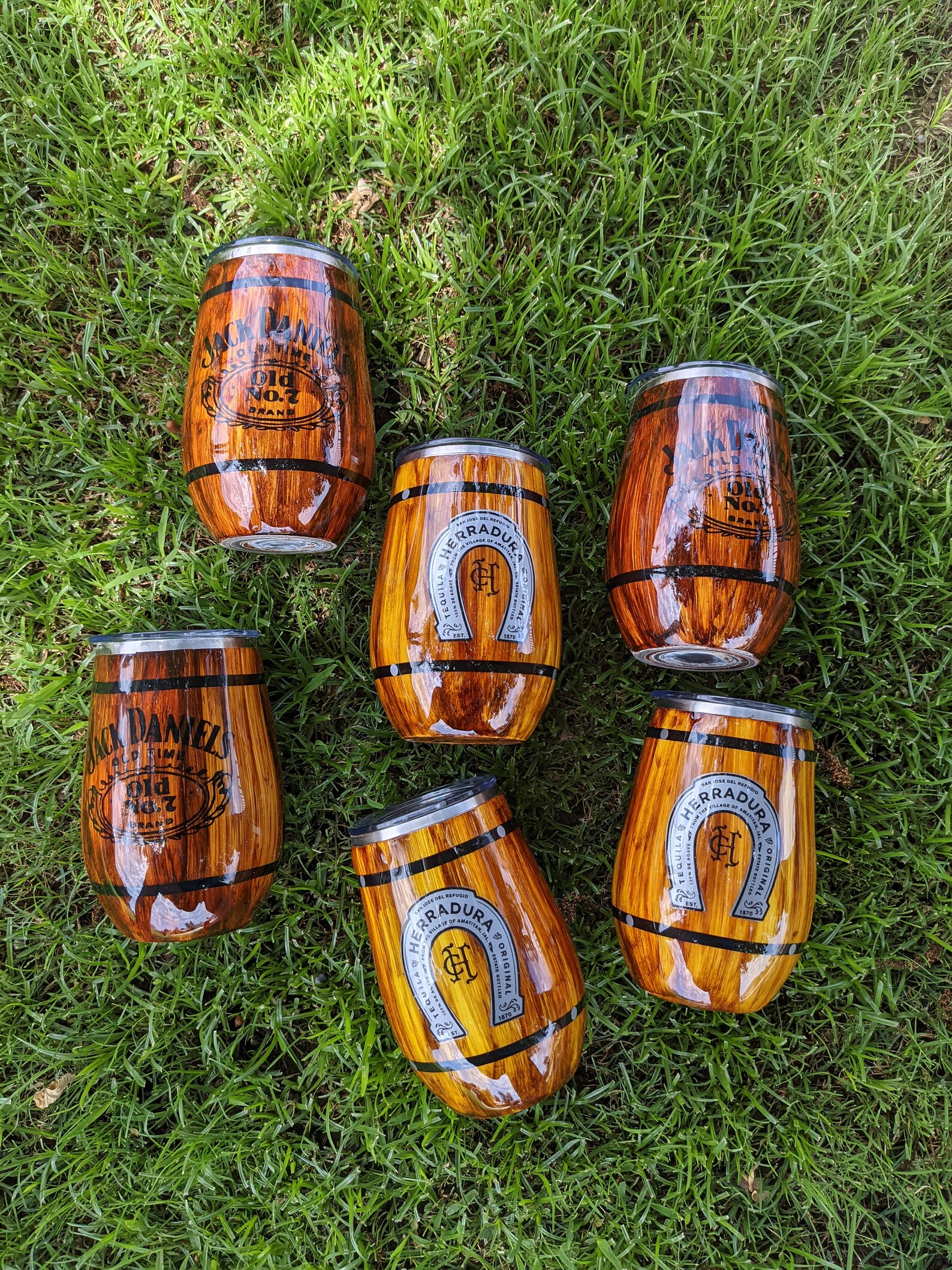 Whiskey Barrel Cups Whiskey Barrels Custom Tumbler Wine Etsy