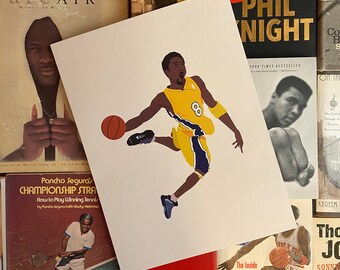 Kobe Bryant Lakers #8 Wall Print