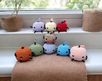 Handmade Crochet Plushie – Cute Forest Spirit Amigurumi – Gamer Gift & Cozy Desk Decor – Inspired Gaming Plush