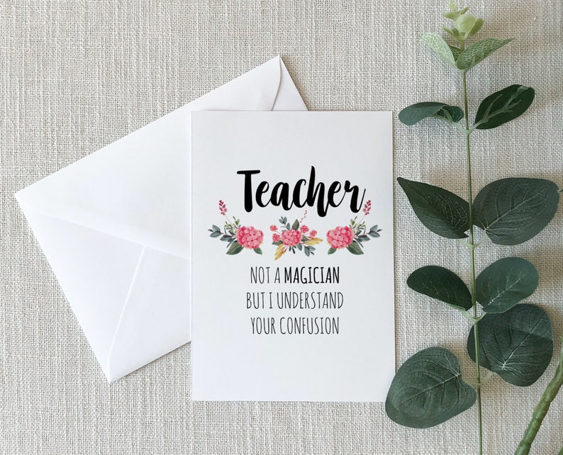 Teacher Appreciation Week Card Funny Teacher Appreciation Etsy Teacher Appreciation Week Card Funny Teacher Appreciation Etsy