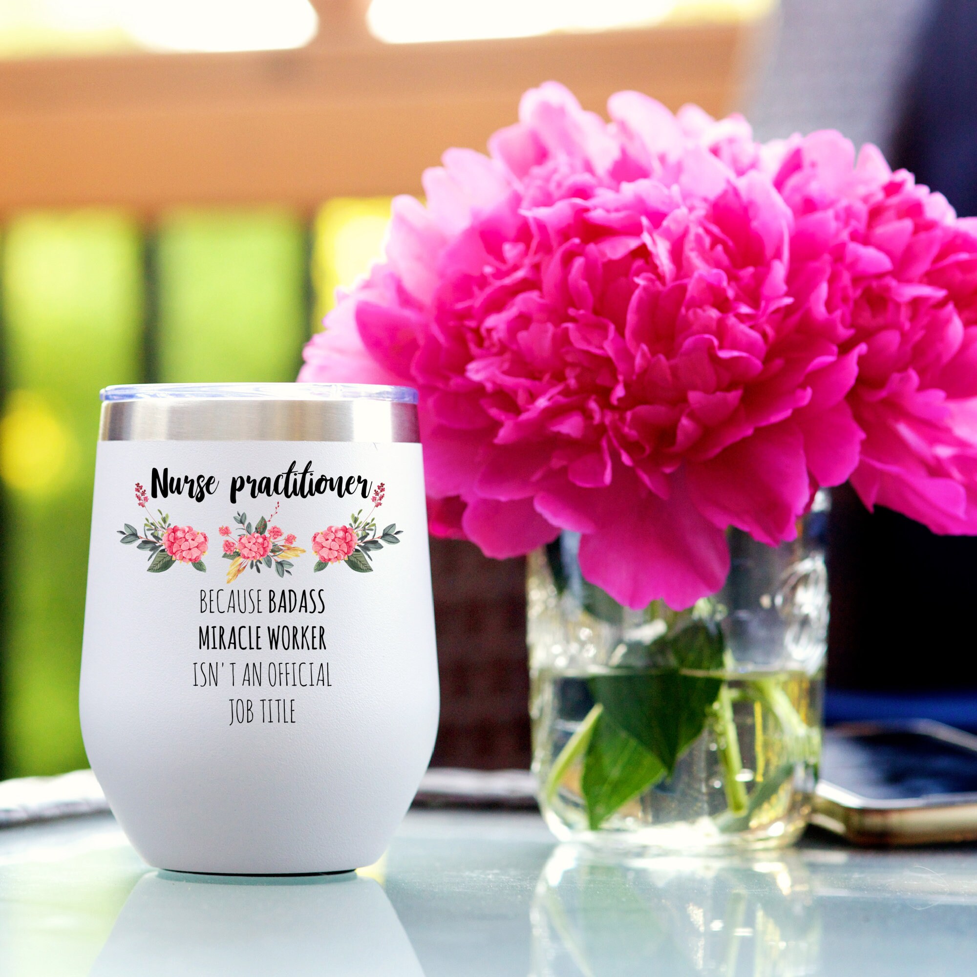 Nurse Practitioner Wine Tumbler Nursing School Gift for Her Etsy