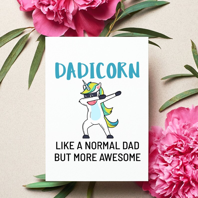 Funny Fathers Day Card From Daughter Father's Day Gift - Etsy