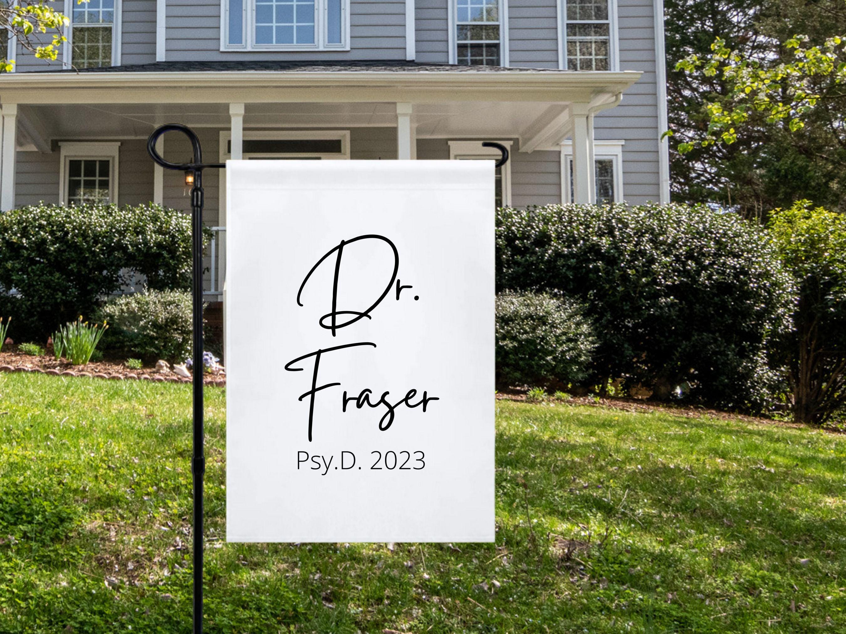 Psyd Graduation Personalized Psyd Graduation Garden Flag, Custom Doctor of Psychology ...