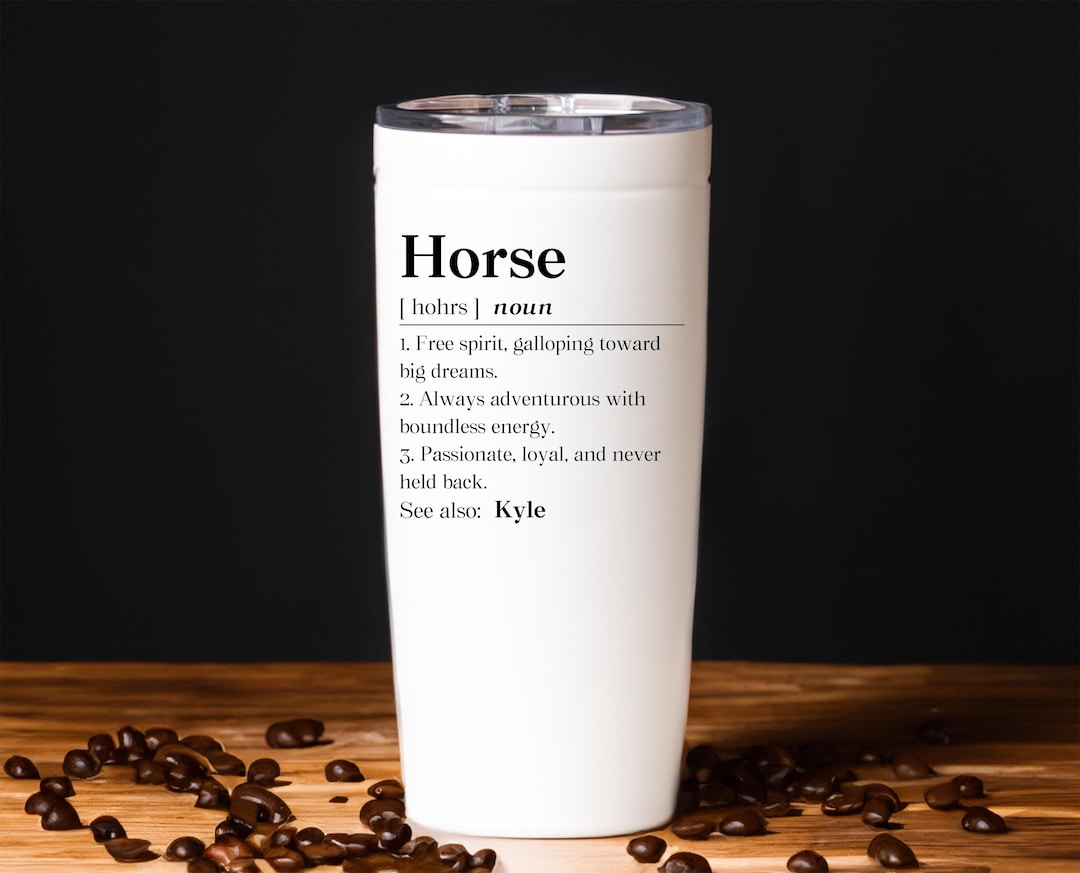Personalized Chinese Zodiac Horse Definition Tumbler, Chinese Zodiac