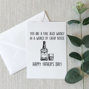 Grandpa Fathers Day Card, Funny Grandpa Whisky Card, Grandpa Fathers Day Gift From Grandson, Grandpa Card Fathers Day, Grandfather Card image 2