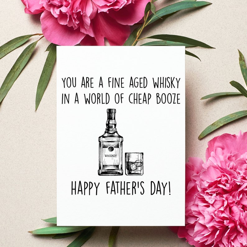 Grandpa Fathers Day Card, Funny Grandpa Whisky Card, Grandpa Fathers Day Gift From Grandson, Grandpa Card Fathers Day, Grandfather Card image 4