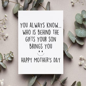 Humorous Mother In Law Mother's Day Card, Happy Mother's Day For Mother-in-law Funny Gift, Hilarious From Daughter-in-law Greeting Card