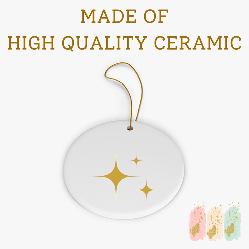 Personalized Cute Snowman Ornament, Kids Christmas Gift, Custom Name