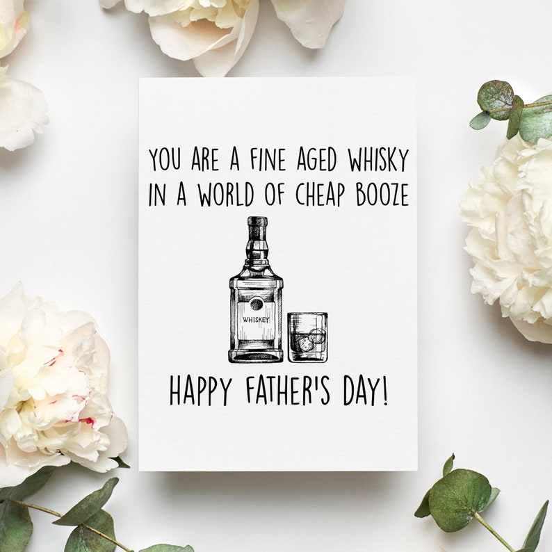 Grandpa Fathers Day Card, Funny Grandpa Whisky Card, Grandpa Fathers Day Gift From Grandson, Grandpa Card Fathers Day, Grandfather Card image 3