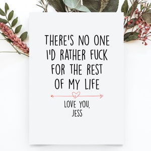 Newly Wed Christmas Card, Christmas Card for Husband, Christmas Card Newlywed, Newlywed Xmas, Funny Xmas Card, Naughty Card for Him