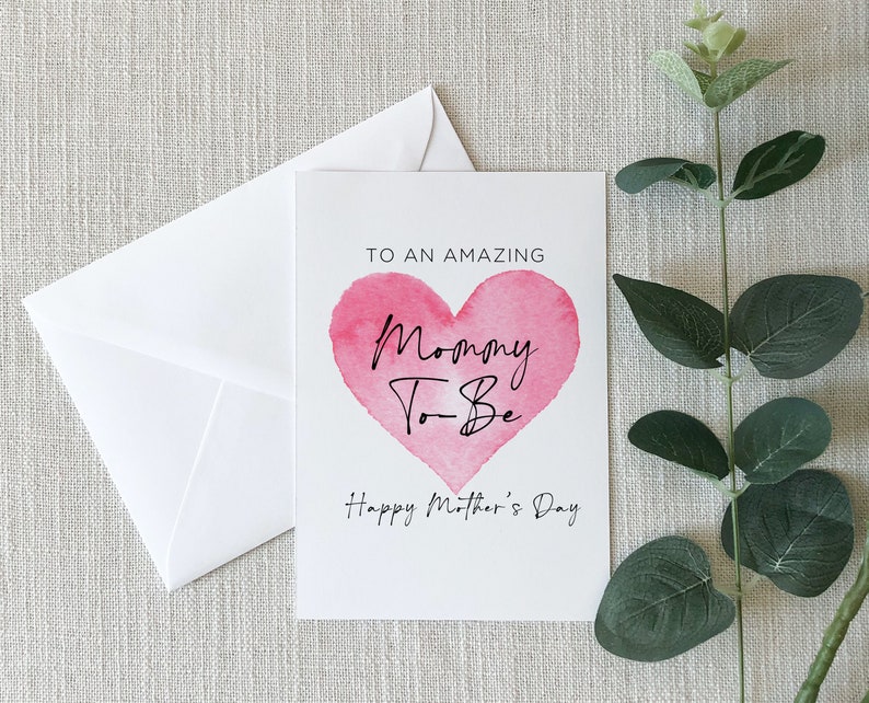 Mommy to Be Mother's Day Card, Happy Mother's Day From the Bump Card ...