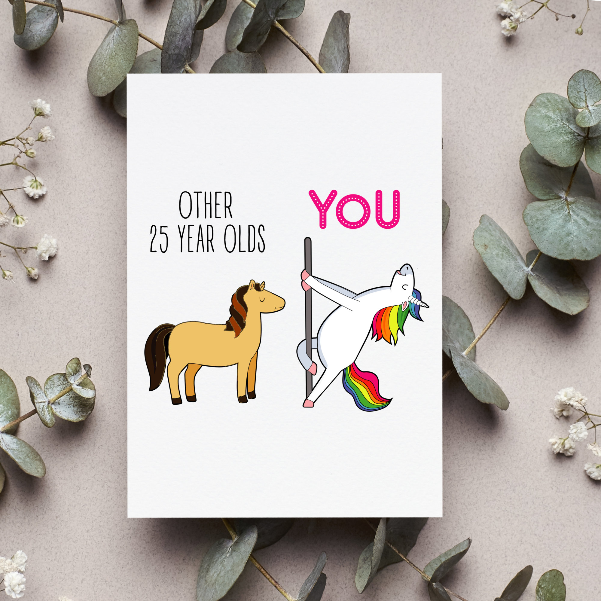 25th Birthday Card Funny 25th Birthday Card 25 Year Old - Etsy 25th Birthday Card Funny 25th Birthday Card 25 Year Old - Etsy