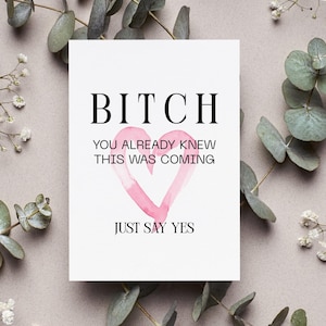 Will You Be My Bridesmaid Card, Funny Bridesmaids Proposal Gift, Maid Of Honor Proposal Friends Greeting Card, Best Friend Bride Humor Gift