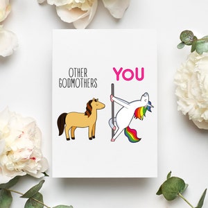 Godmother Mother's Day Card, Funny Godmother Mother's Day Gift, Godmother Card, Godmom Mothers Day Card, Godmother Gift