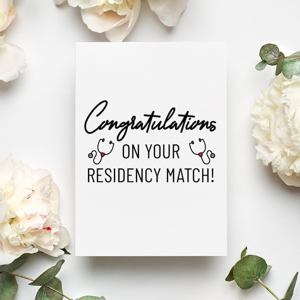 Medical School Match Day Etsy