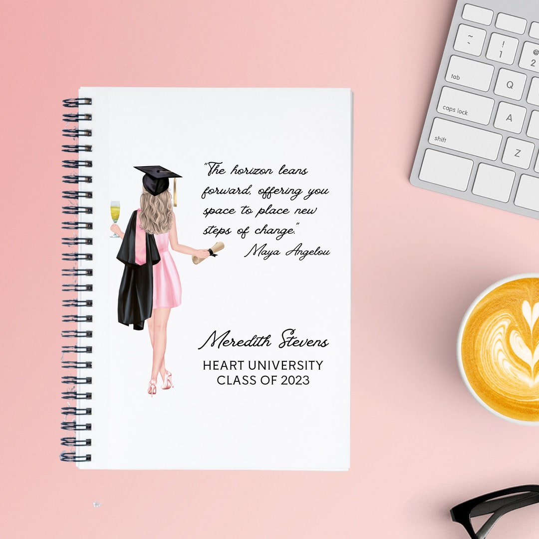 Daughter Graduation Personalized Notebook, College Graduation Custom ...