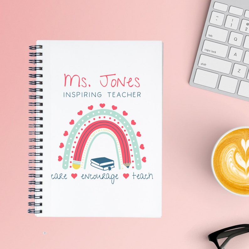 Personalized Back to School for Teachers From Notebook, Custom Teacher ...