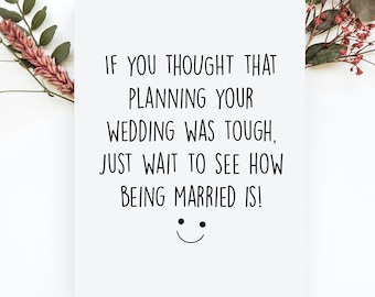 Congrats Wedding Card Funny, Funny Wedding Gift For Couple, Wedding Gift For Couple Funny, New Married Couple Gift, Newlywed Gift For Couple