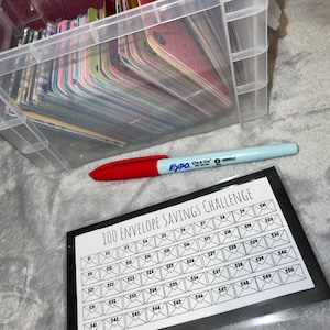 100 Envelope Savings Challenge kit