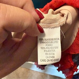 BCBG Max Azria Y2K Vintage Colorful Tiered Babydoll Mini Dress Strappy Ruffle 8 image 6