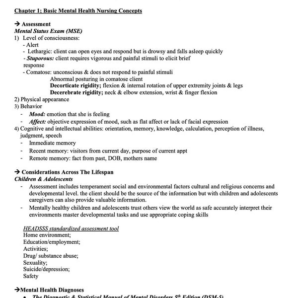 Get a Level 2 or Higher! Mental Health ATI CMS Comprehensive Review Study Guide
