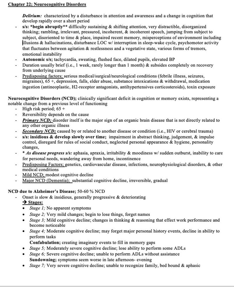 Mental Health Complete Class Study Guide image 3