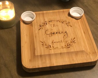 Hand personalized charcuterie board! Wood burned design! FREE SHIPPING! Perfect for the Holidays!