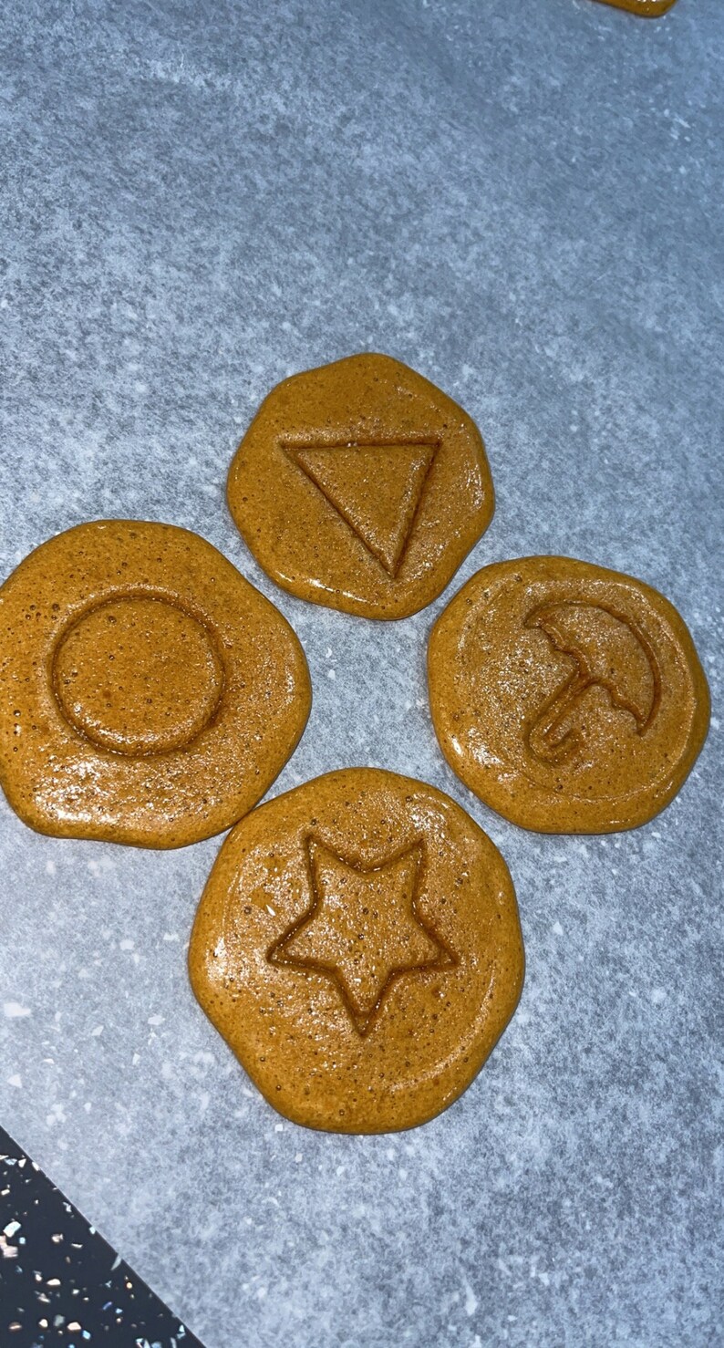 Squid Game Honeycomb Dalgona Cookies - Etsy UK