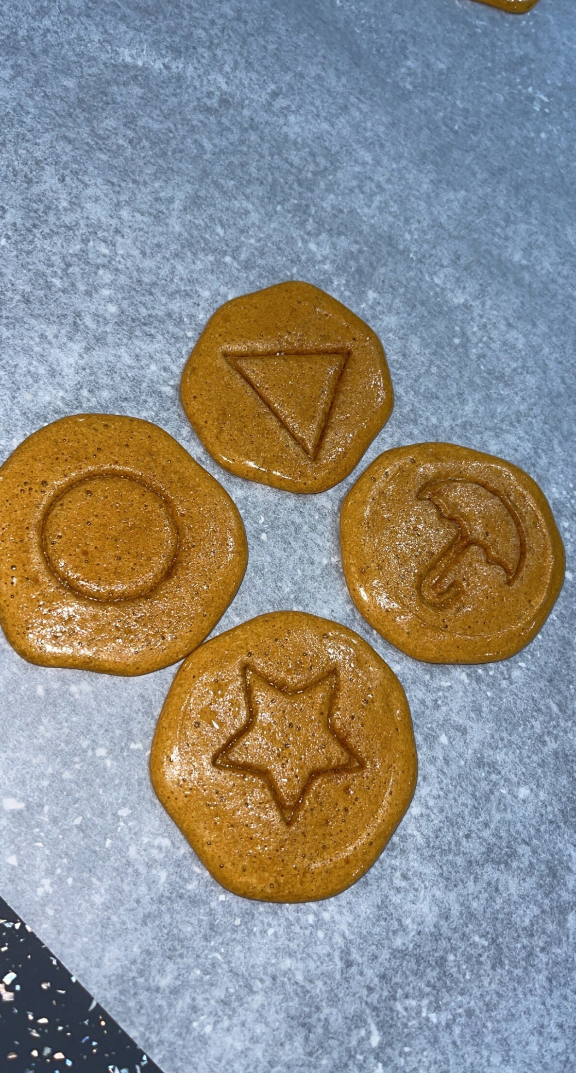 Squid Game Honeycomb Dalgona Cookies - Etsy