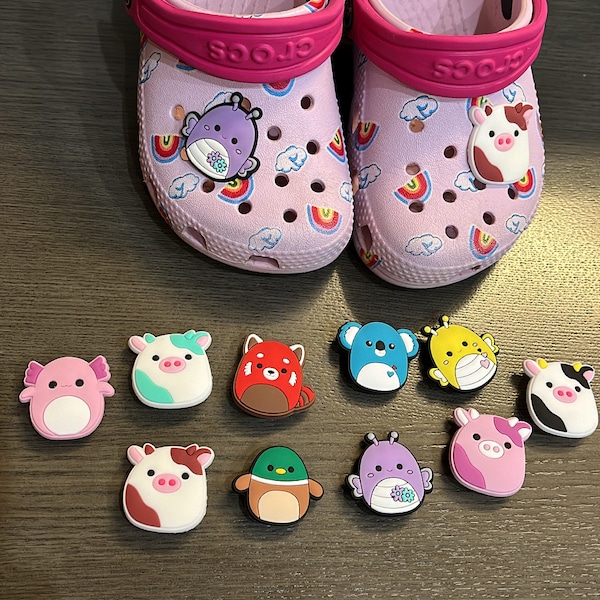 Squishmallow Cow Croc Charms Etsy