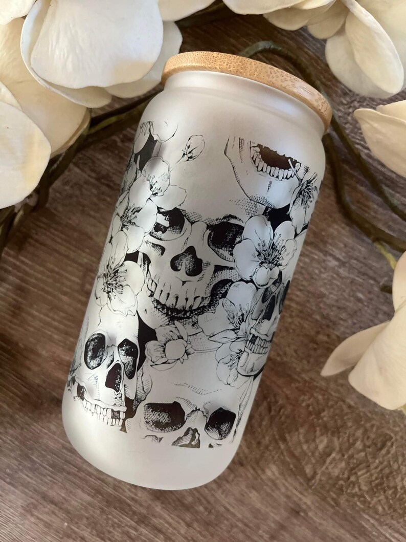 16 Oz Frosted Beer Can Glass// Sublimated Glass// Beer Can Etsy