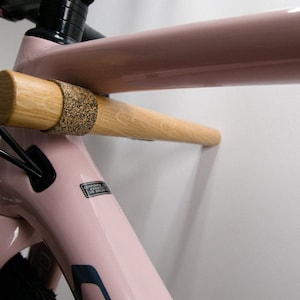 STOOK - gancio per bicicletta in legno / deposito biciclette / gancio per bicicletta / gancio da parete per bicicletta / picchetti in legno per bicicletta / portabiciclette (OAK)
