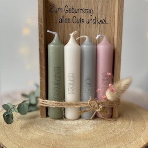 Stabkerzen in Geschenkebox