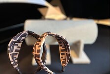 Louis Vuitton, Accessories, Louis Vuitton Headband Seretette Sweet  Monogram Goldpink Metallacquer M65488 L