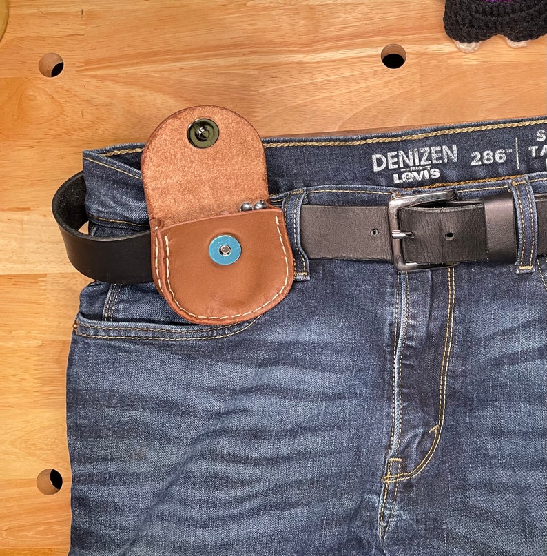 Leather Slingshot Ammo Pouch Flap Handmade With Etsy