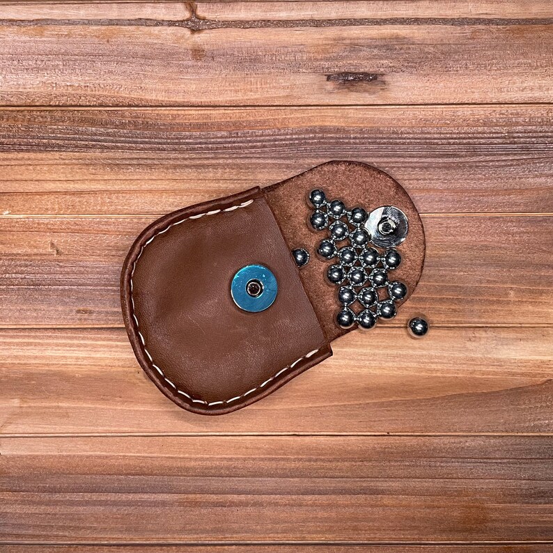Leather Slingshot Ammo Pouch Flap Handmade With Etsy