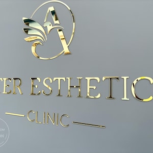 Custom Laser Cut Sign ,Office Sign ,Beauty Salon Sign Business Sign, Laser Cut, Office Sign for Wall dental logo clinic logo