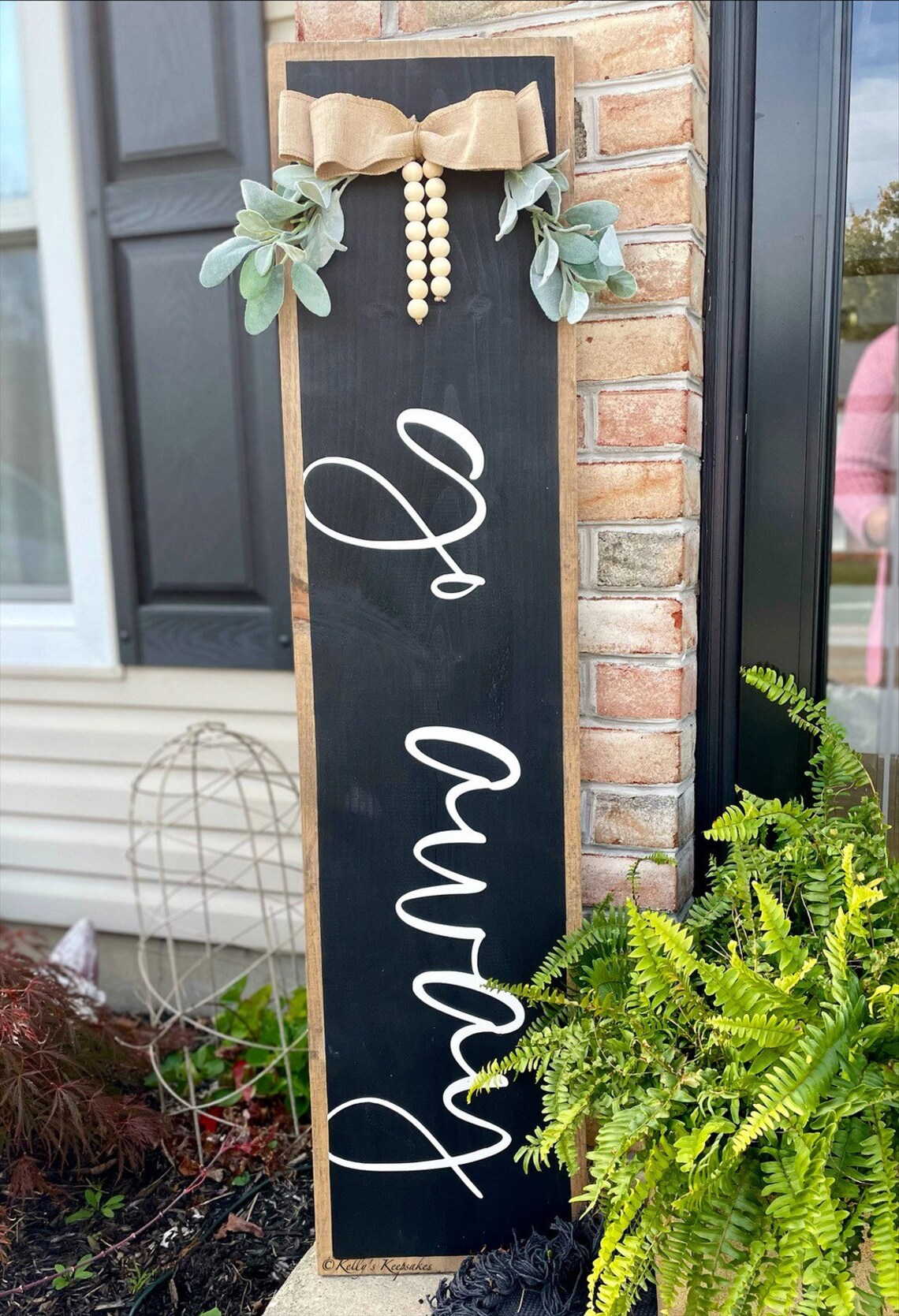 Go Away Porch Leaner Porch Decor Porch Sign 4ft Etsy