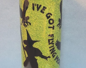 Custom Personalized Wicked Witch of the West glitter tumbler